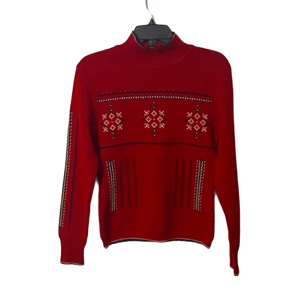 NILS Vintage Merino Wool Ski Sweater